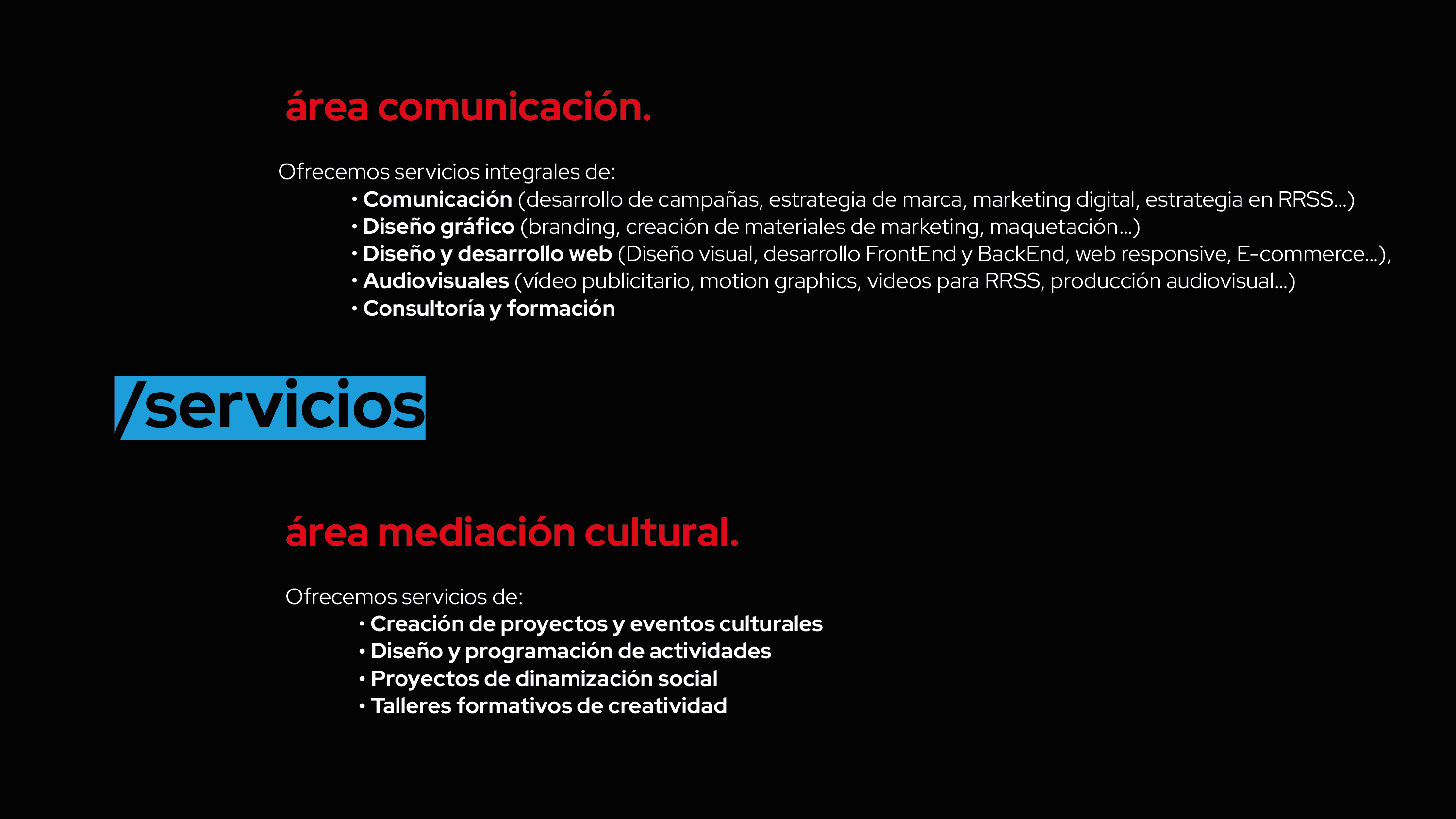 SERVICIOS