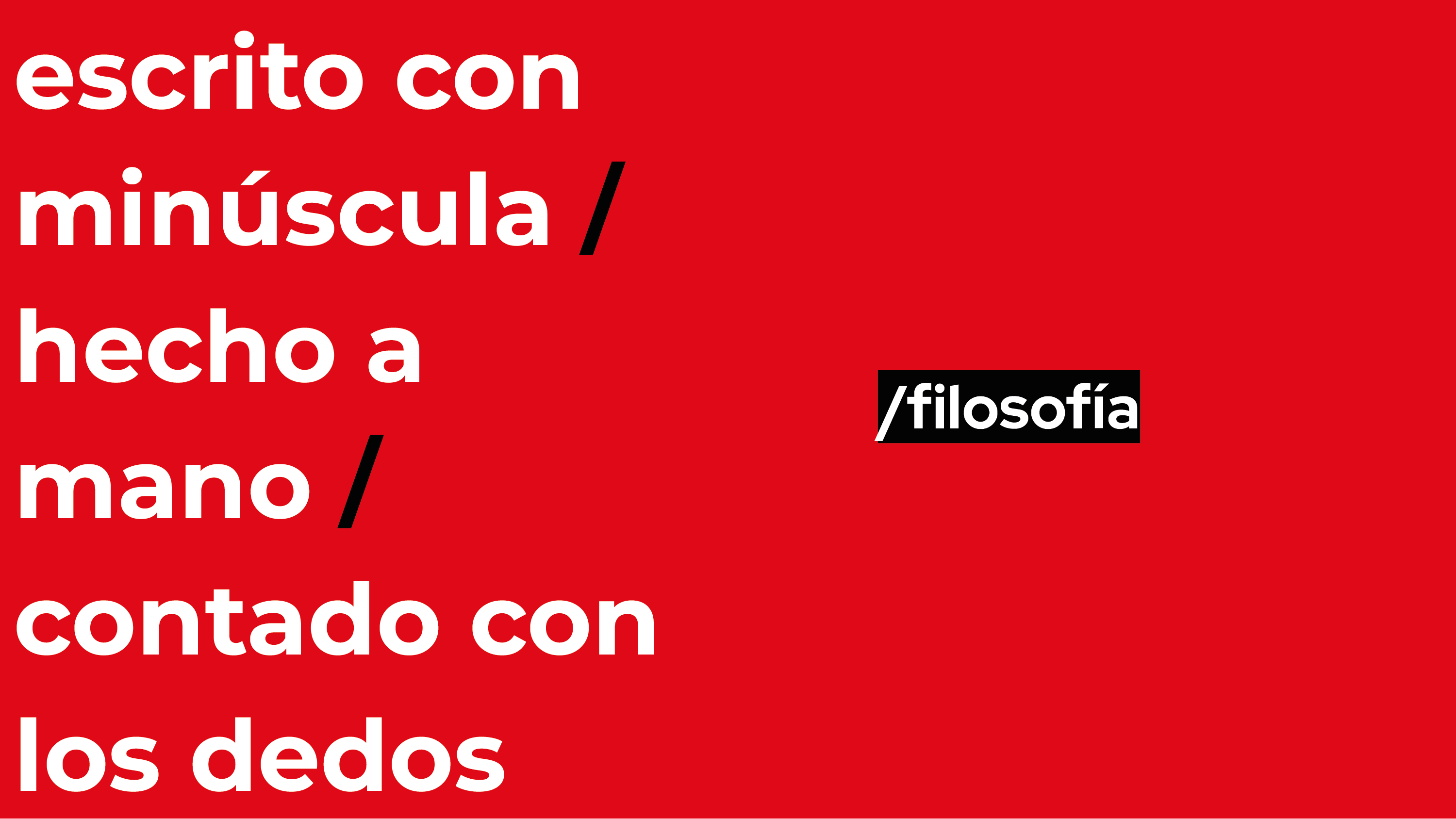 ESCRITO CON MINUSCULA